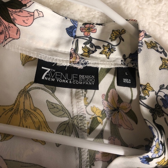 New York & Company Floral Blouse - Picture 5 of 8